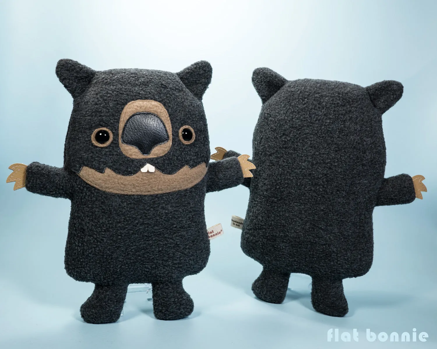 Wombat stuffed animal plush - Handmade Wombat toy doll