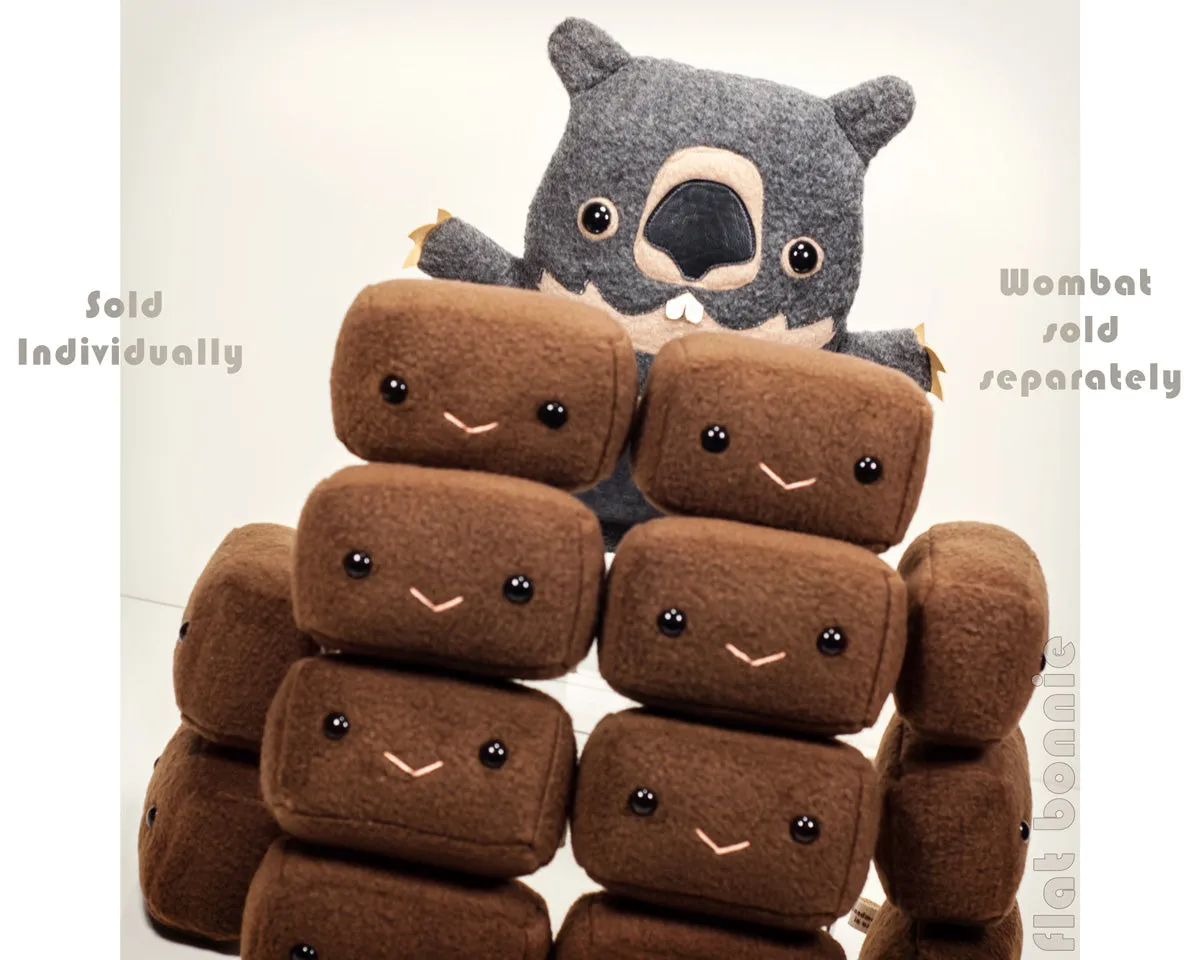 Wombat stuffed animal plush - Handmade Wombat toy doll