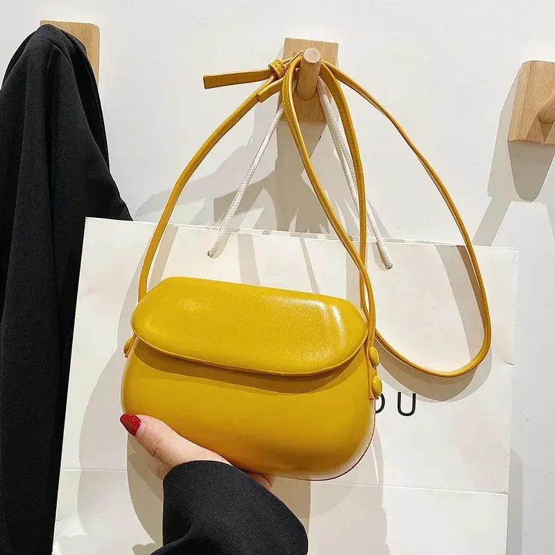 Women’s Mini PU Leather Flap Crossbody Bag