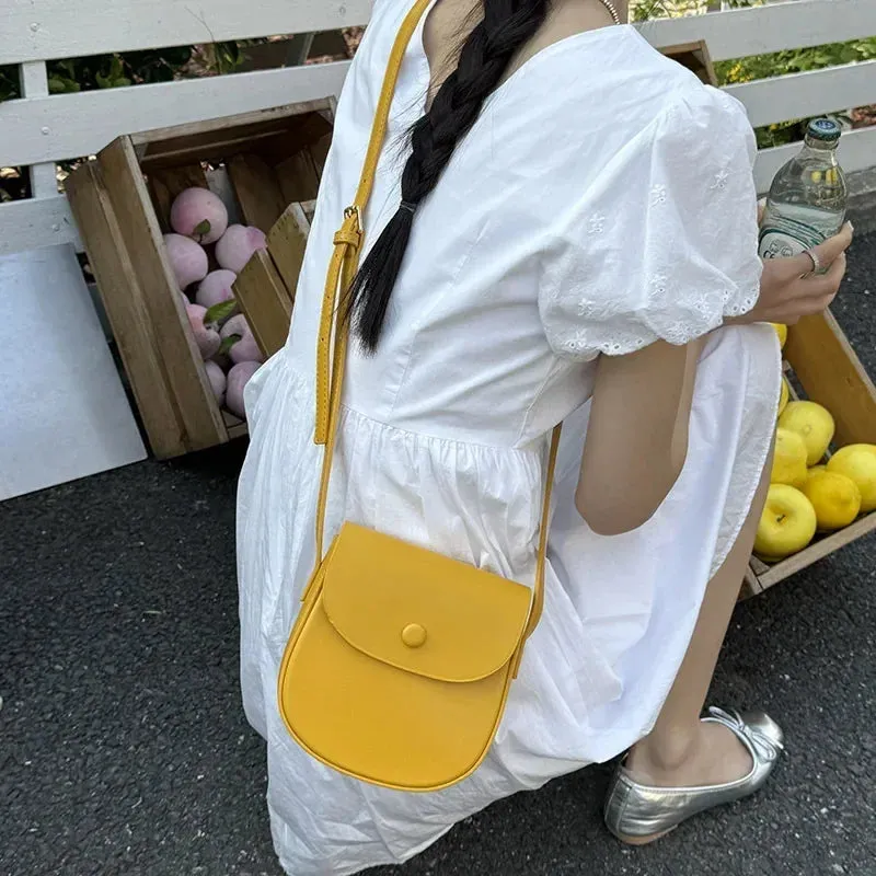 Women’s Mini PU Leather Flap Crossbody Bag