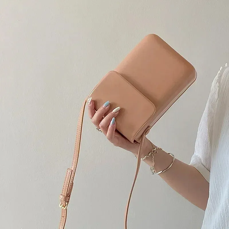 Women’s Mini PU Leather Flap Crossbody Bag