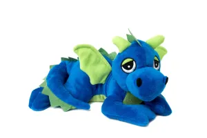 Wärmetier Glücksdrache Royalblau Wärmflasche Kuscheltier Warmie Habibi Plush