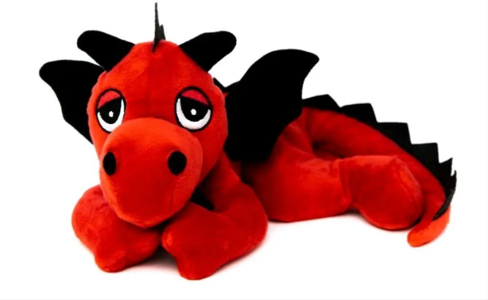 Wärmetier Glücksdrache Wärmflasche Kuscheltier Warmie Habibi Plush