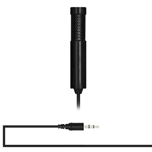 Yanmai SF555 Mini Professional 3.5mm Jack Studio Stereo Condenser Recording Microphone Cable Length 1.5m Black