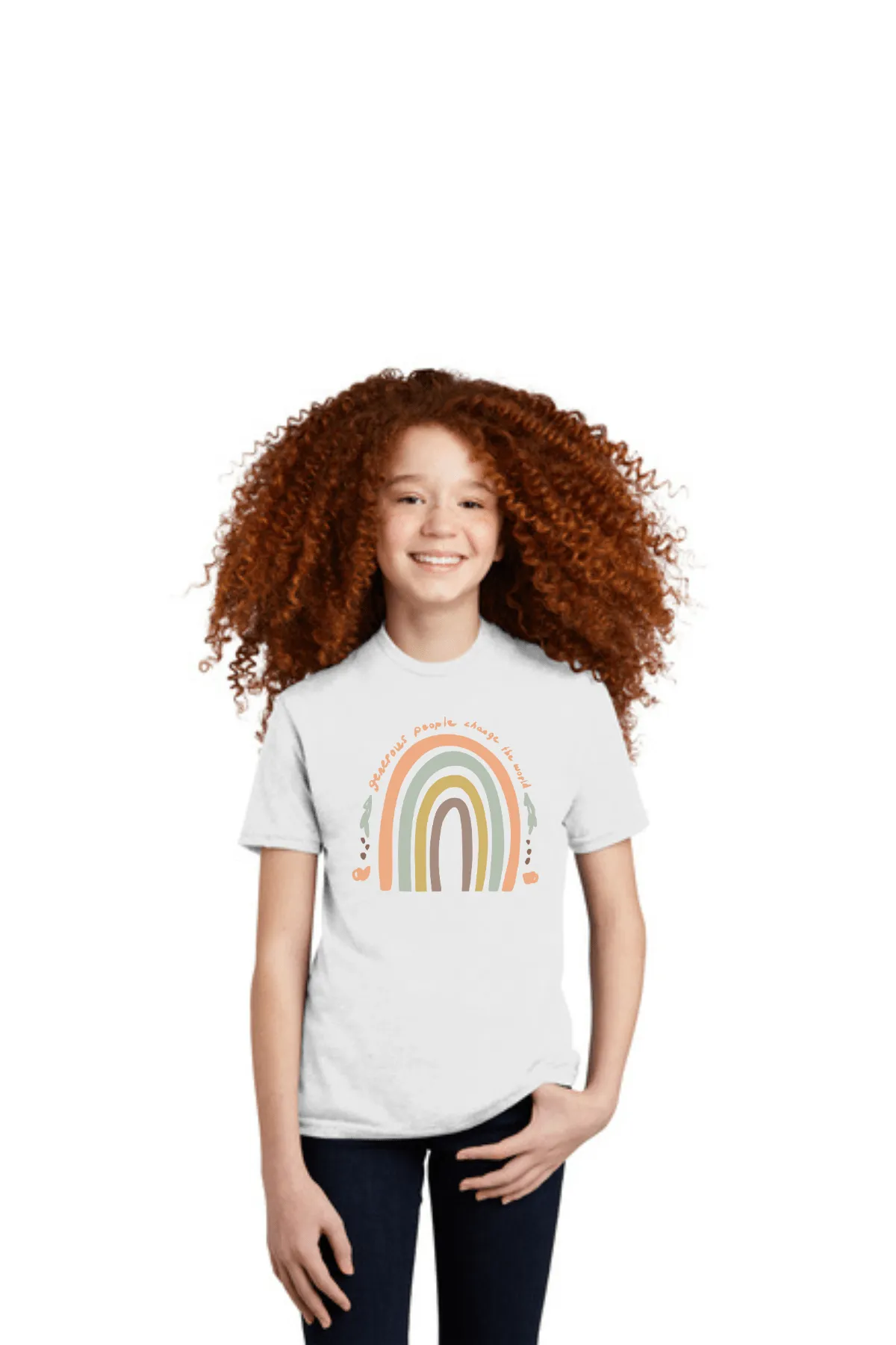 Youth Tee - Generous Rainbow
