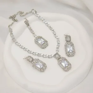 Zirconia Elegance Necklace Set