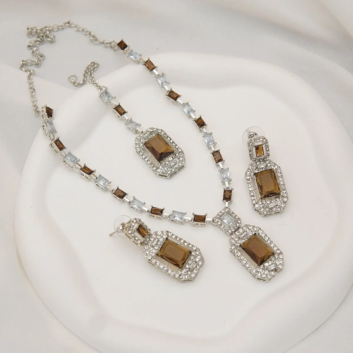 Zirconia Elegance Necklace Set